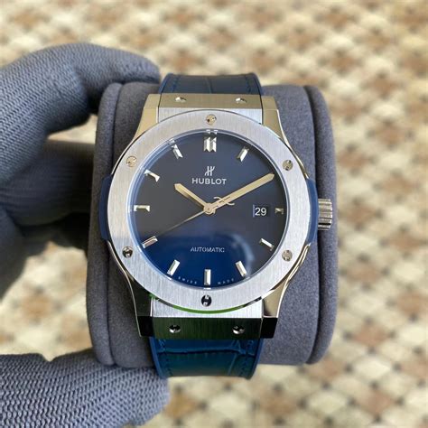 replica hublot classic fusion blue|hublot classic fusion movement.